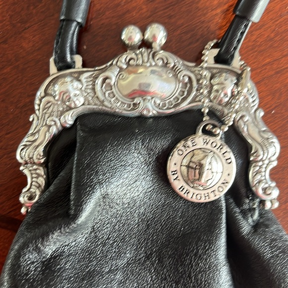Brighton Party purse cross body 👜 Vintage with cherub 👼 excellent like new - Picture 5 of 7